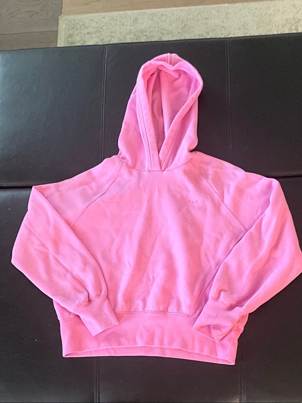 Girls Pink Abercrombie and Kids Hooded Sweatshirt